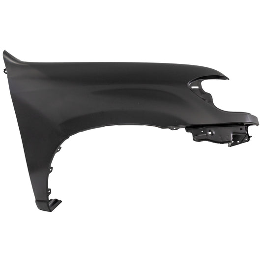 Переднее крыло со стороны пассажира, без отверстий под молдинги