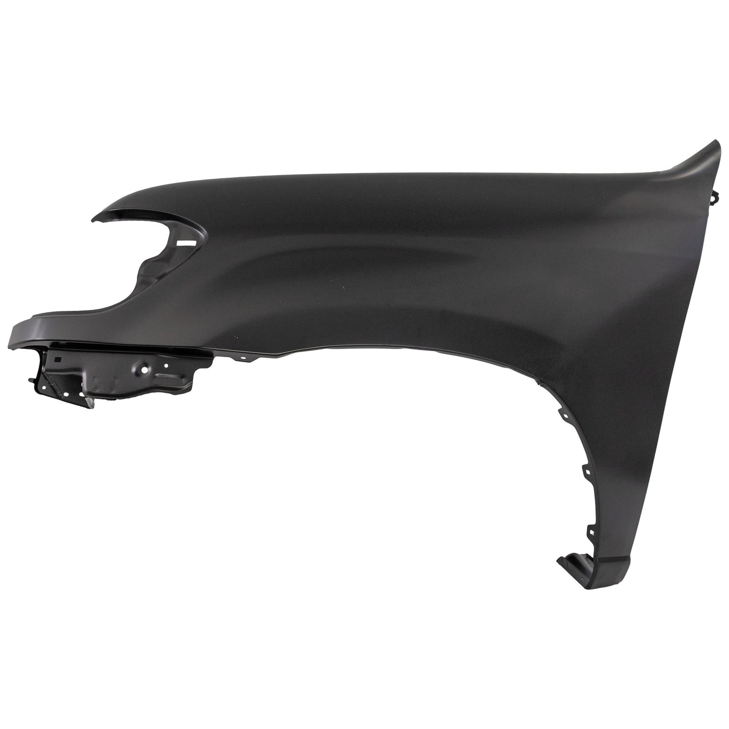 Переднее крыло со стороны водителя, без отверстий под молдинги