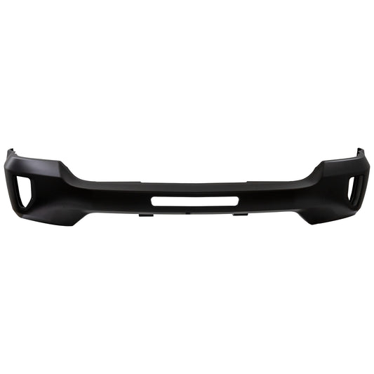 Front Bumper, Paintable, With Fog Light Holes, With Impact Bar Skid Plate, Without Mounting Brackets