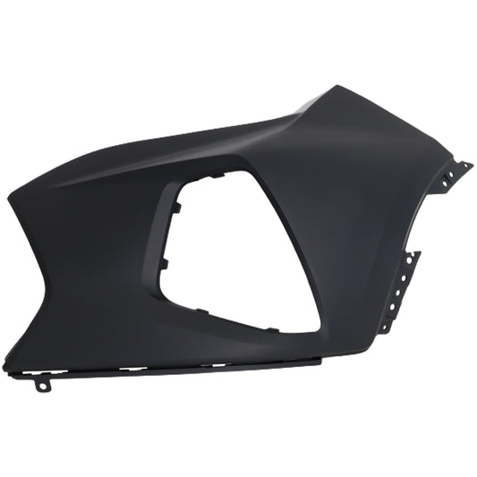 Front, Driver Side, Upper Bumper Cover, Primed, CAPA CERTIFIED