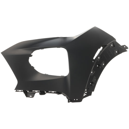 Front, Driver Side, Upper Primed Bumper Cover