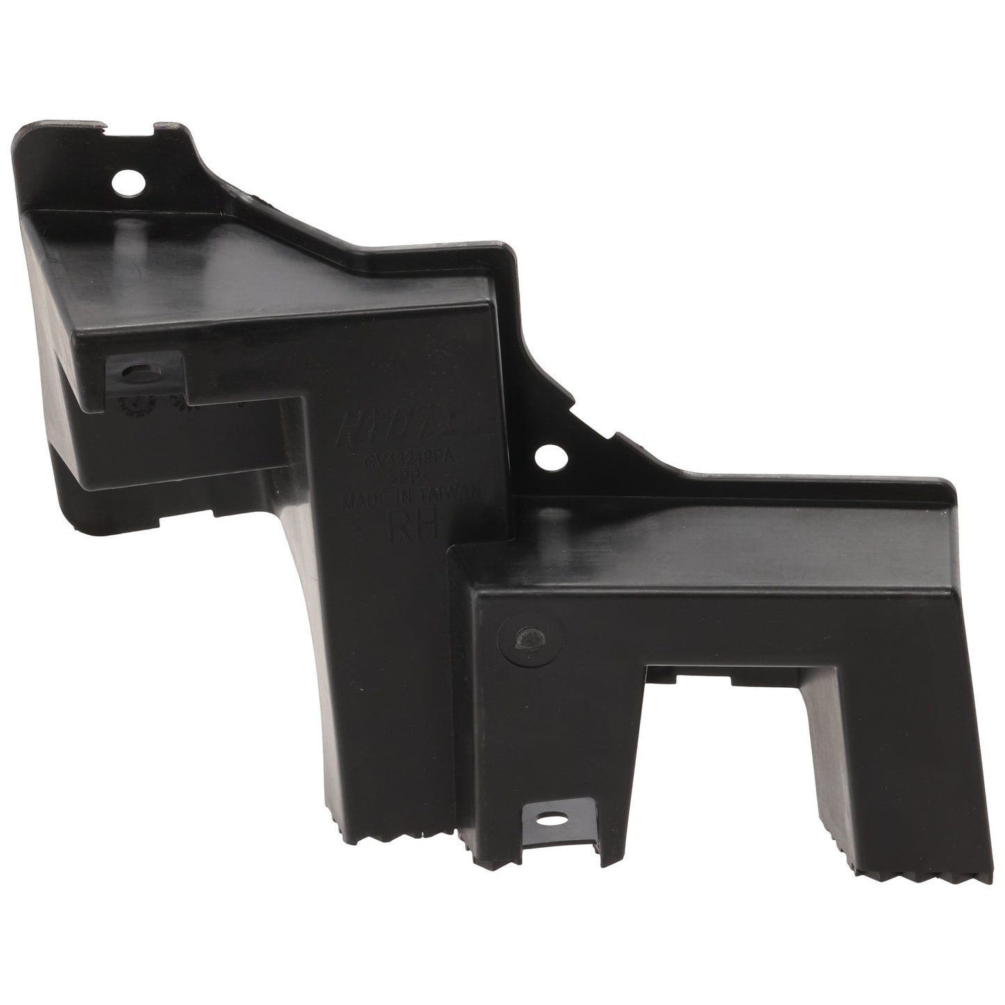 Front, Passenger Side Bumper Reinforcement, Plastic