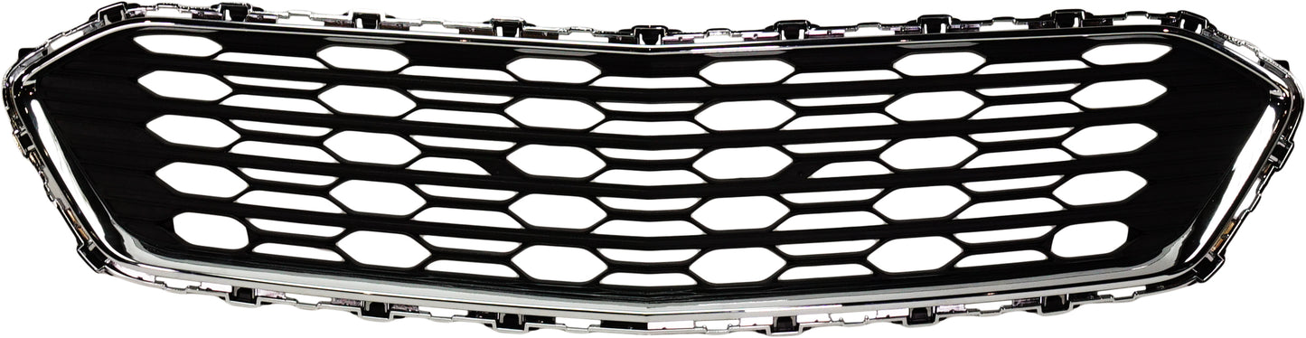 Front, Upper Bumper Grille, Primed CAPA Certified