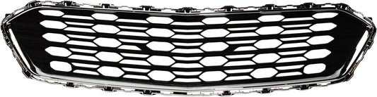 Front, Upper Bumper Grille, Primed CAPA Certified