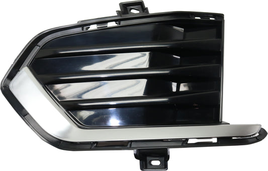 Front, Driver Side Bumper Grille, Black
