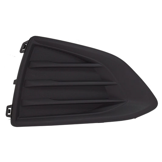 Front, Passenger Side Bumper Grille, Textured Black