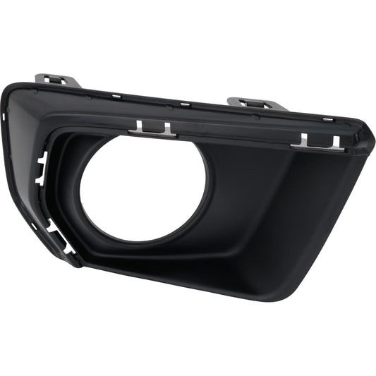 Front, Passenger Side Fog Light Trim, Textured Black