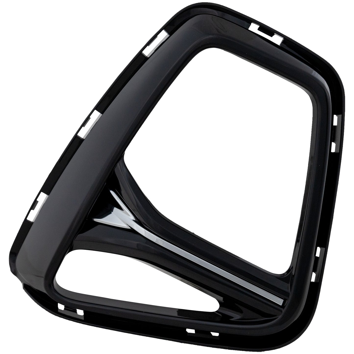 Front, Passenger Side Fog Light Trim, Black, Premier Model