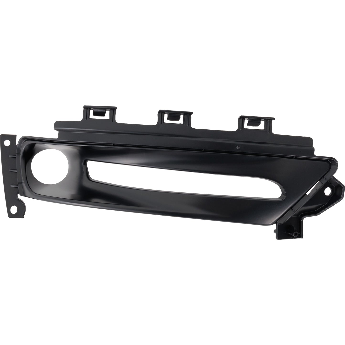 Front, Passenger Side Fog Light Trim, Textured Black, Type 2