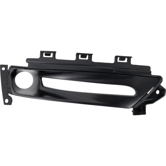 Front, Passenger Side Fog Light Trim, Textured Black, Type 2