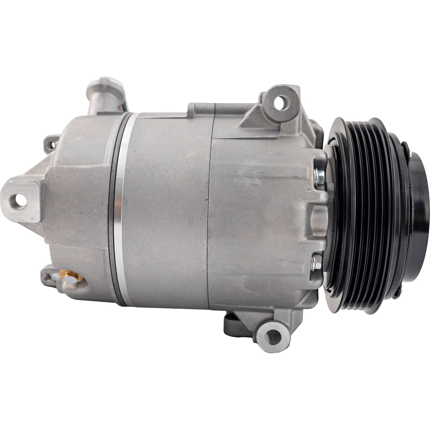 A/C Compressor, With Clutch, 5-Groove Pulley