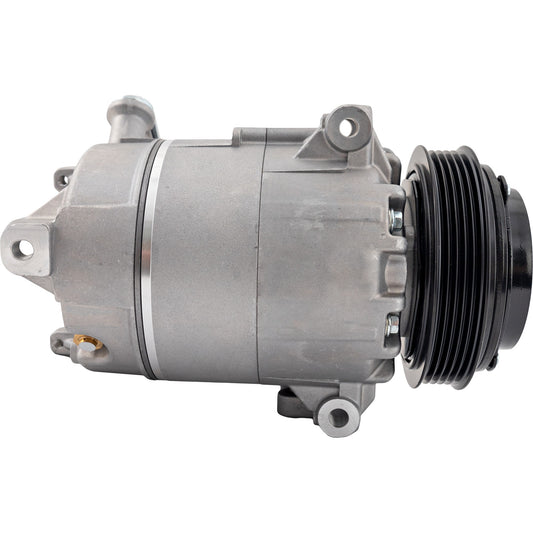 A/C Compressor, With Clutch, 5-Groove Pulley