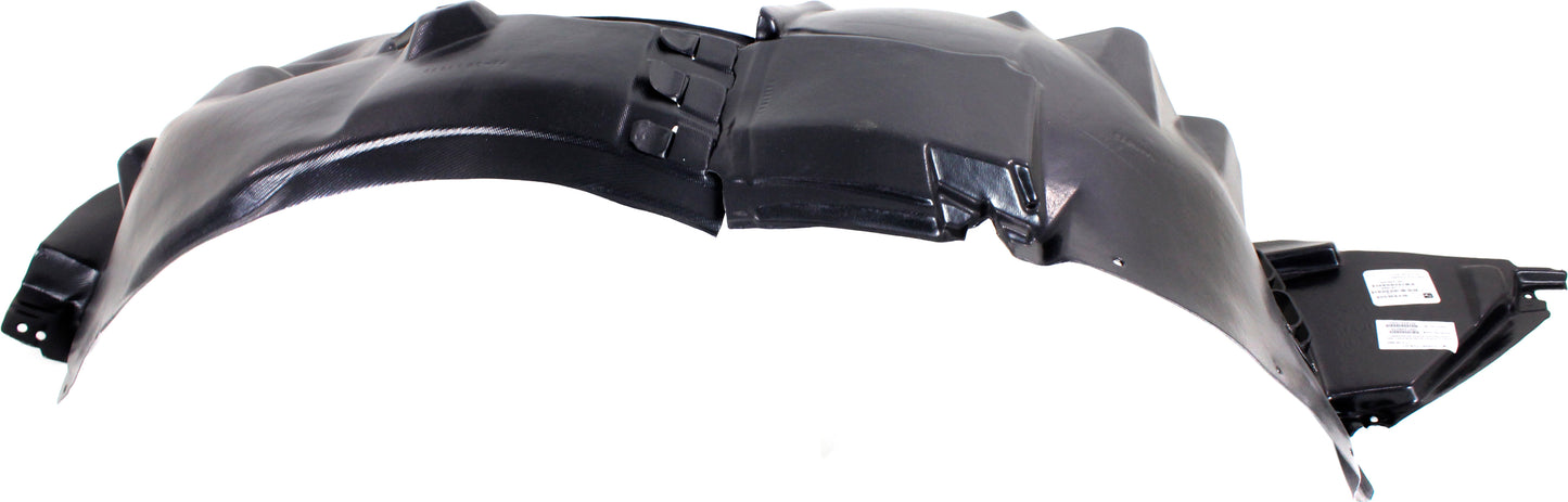 Front, Passenger Side Fender Liner, RS Model, With Rear License Plate Frame