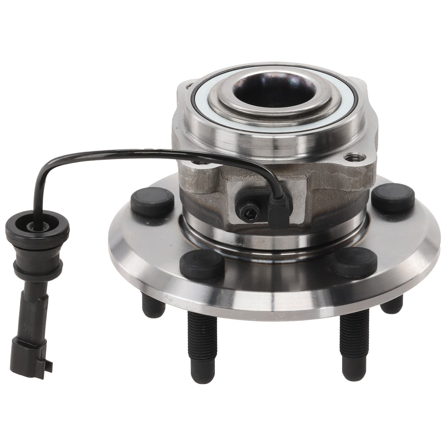 Rear, Driver or Passenger Side Wheel Hub, 5 Lugs, With Bearing