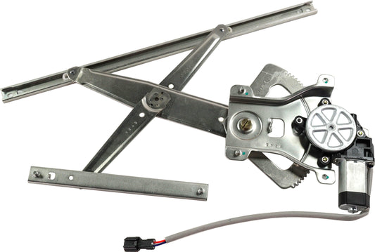 Front, Passenger Side Power Window Regulator, With Motor