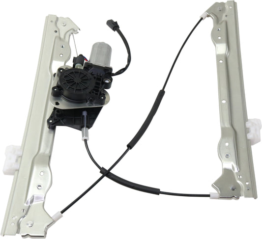 Front, Passenger Side Power Window Regulator, With Motor