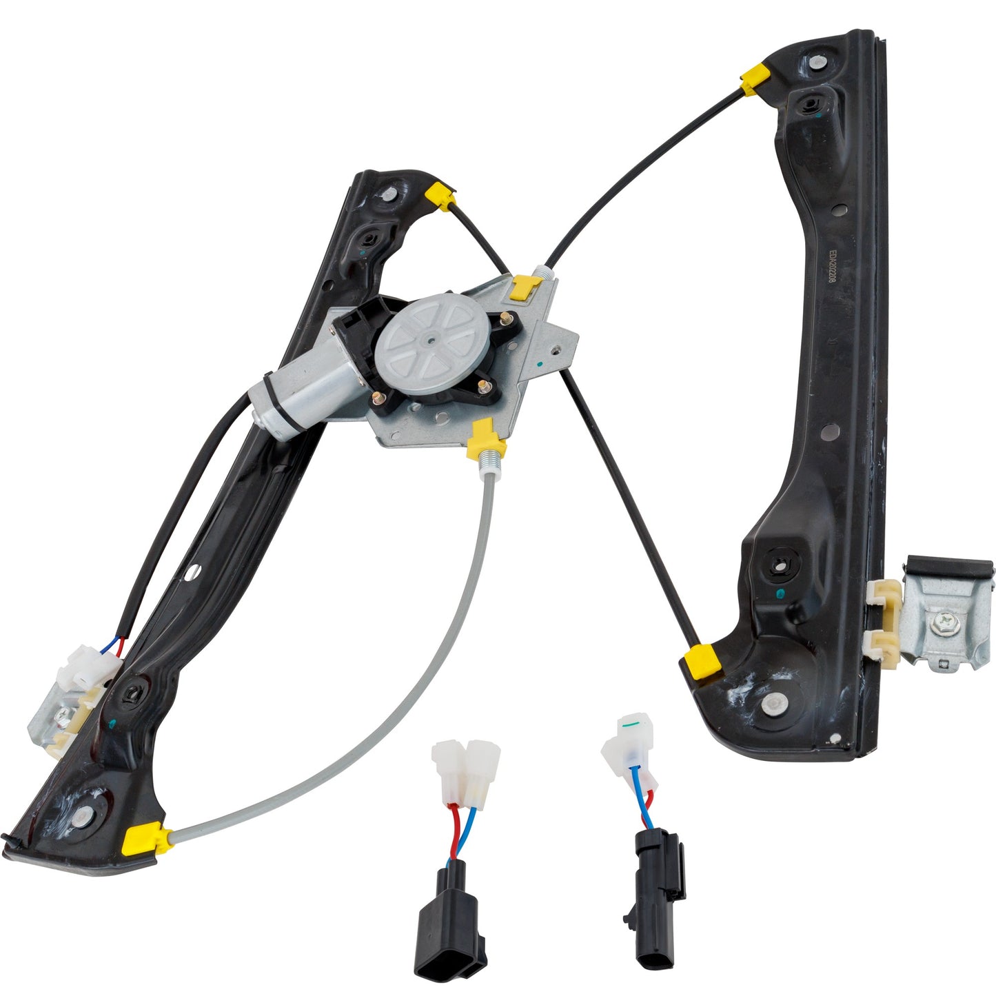 2-Pin Connector Front, Passenger Side Power Window Regulator, with Motor, For Models without Express Up and Down