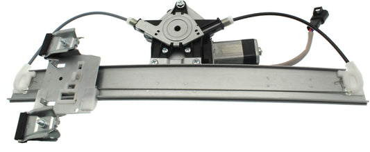 Rear, Passenger Side Power Window Regulator, With Motor