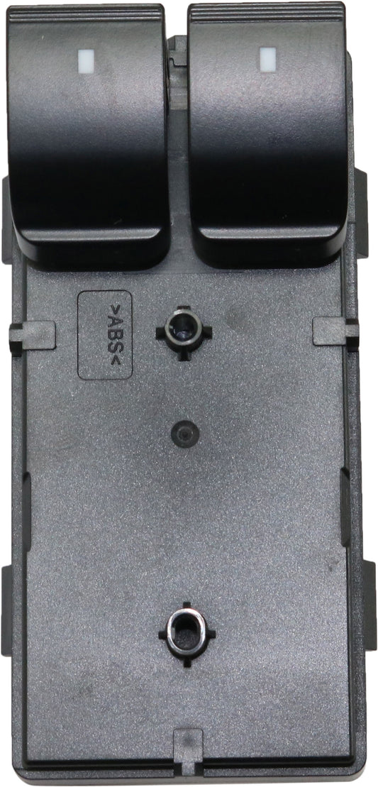 Front, Driver Side Window Switch, Black, 2-Button, without Mirror Switch
