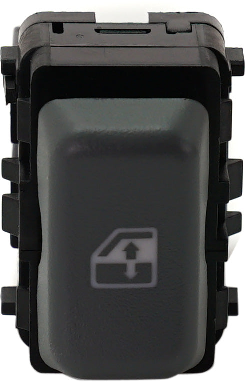Front, Passenger Side Window Switch, Black