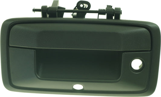 Tailgate Handle, Textured Black Plastic With Camera Hole