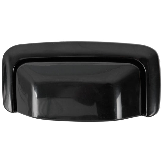 Tailgate Handle, Smooth Black Plastic Without Camera Hole Without Key Hole