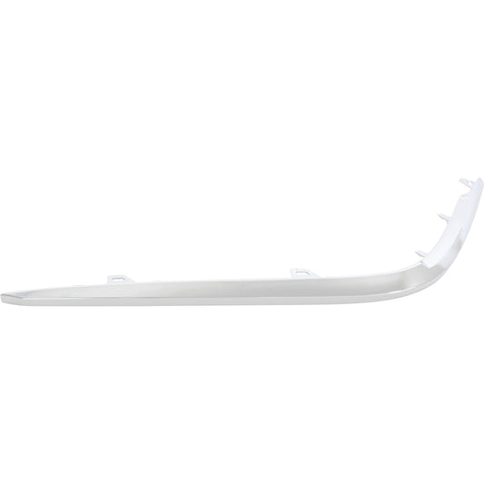 Front, Driver Side Bumper Trim, Chrome