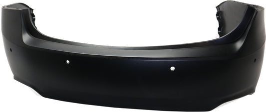 Rear Primed Bumper Cover, LTZ Model, With Parking Aid Sensor Holes, CAPA Certified