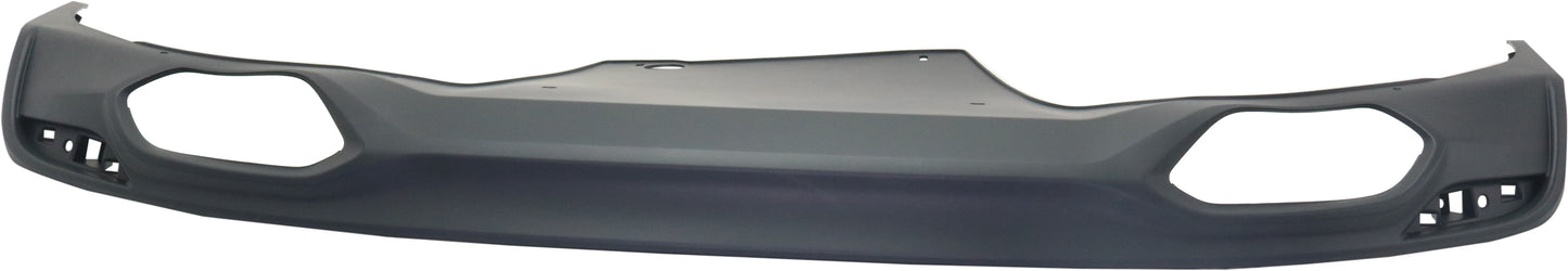 Rear Valance, Textured, With Dual Exhaust Holes, CAPA CERTIFIED
