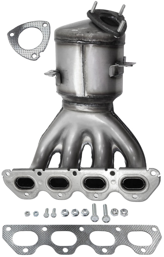 Front Catalytic Converter, 4 Cyl., 1.8L Engine, Federal EPA Standard, 46-State Legal (Cannot ship to CA, CO, NY or ME), with Exhaust Manifold