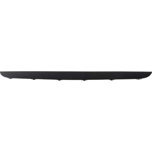 Front, Center Bumper Trim, Textured Black
