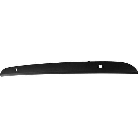 Front, Center Bumper Trim, Textured Black