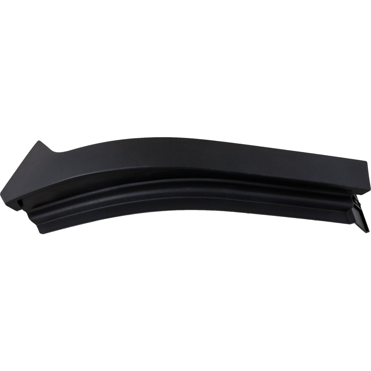 Front, Passenger Side Bumper Filler, Textured Black
