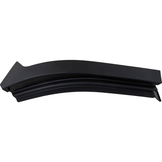 Front, Passenger Side Bumper Filler, Textured Black
