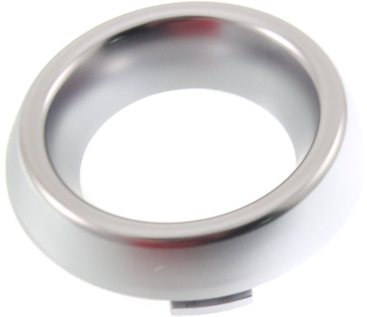 Front, Driver or Passenger Side, Inner Fog Light Trim, Silver, Except SRT/Pursuit Models
