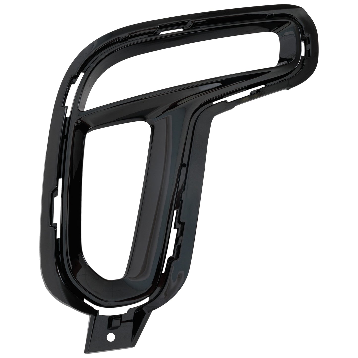 Front, Passenger Side Fog Light Trim, Black
