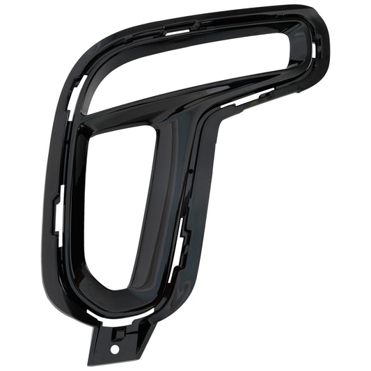 Front, Passenger Side Fog Light Trim, Black