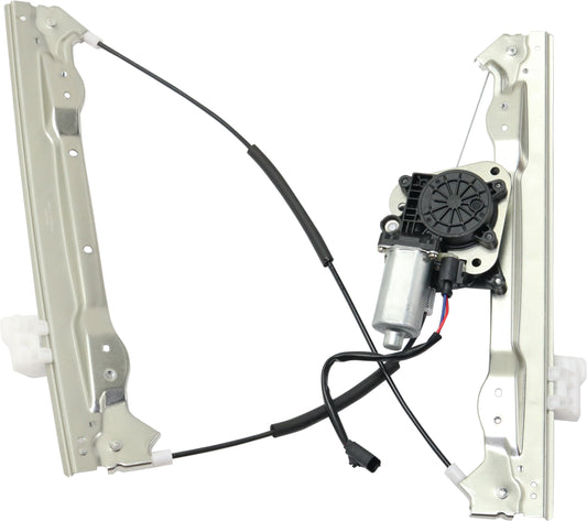 Front, Driver Side Power Window Regulator, With Motor