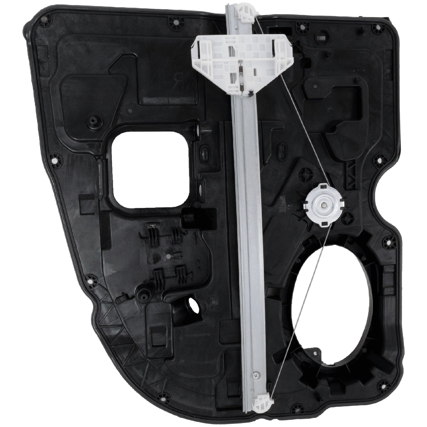Rear, Passenger Side Window Regulator, With Motor, Extended Cab (Quad Cab) Pickup