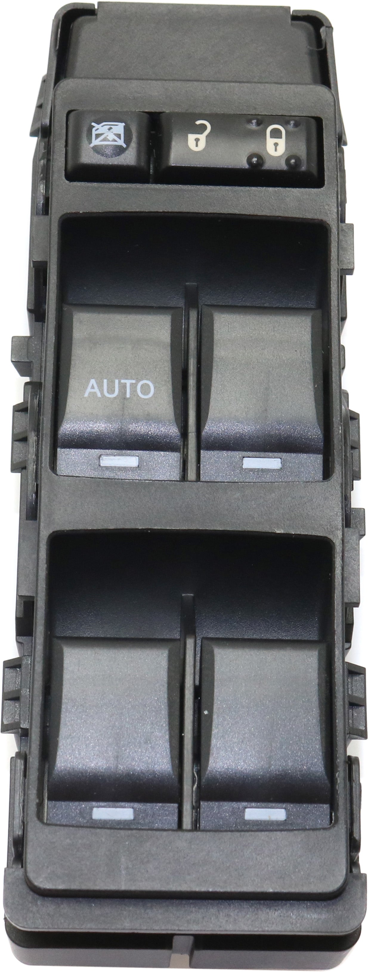 Front, Driver Side Window Switch, Black, 6-Button, 13 Blade, Driver Side One Touch Power Windows