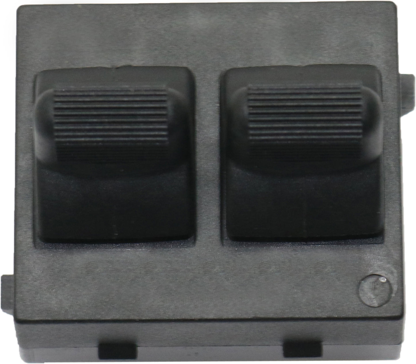 Front, Driver Side Window Switch, Black, 2-Button
