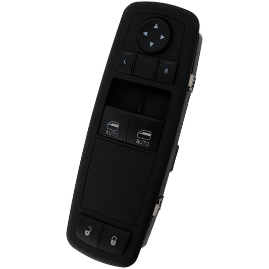 Front, Driver Side Window Switch, Black, 2-Door