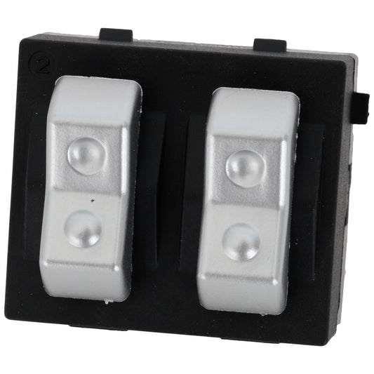 Front or Rear, Driver Side Window Switch, Chrome