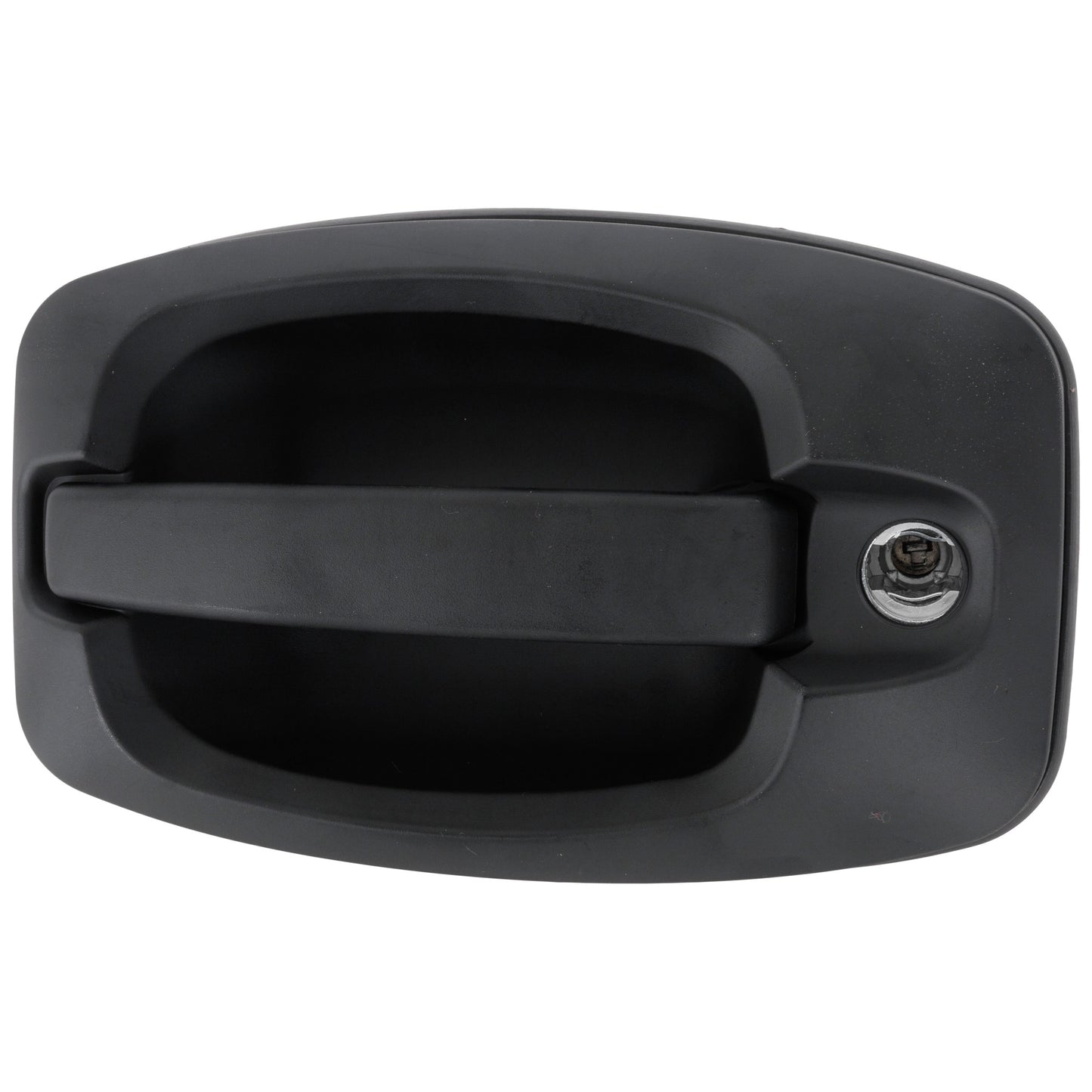 Tailgate Handle, Textured Black Plastic Without Camera Hole With Key Hole