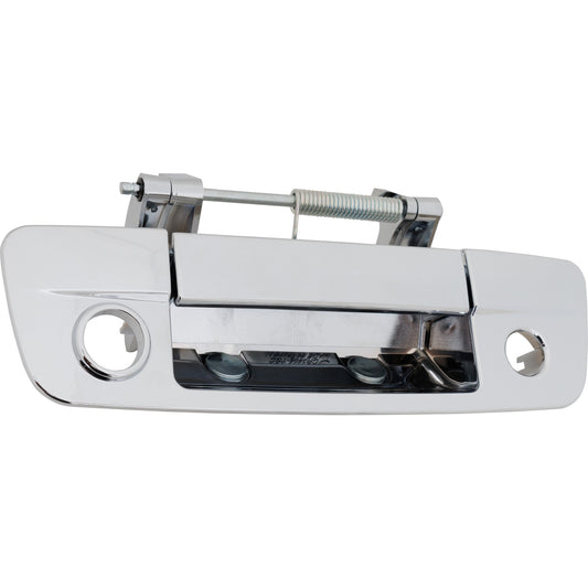 Tailgate Handle, Chrome Plastic Without Camera Hole With Key Hole