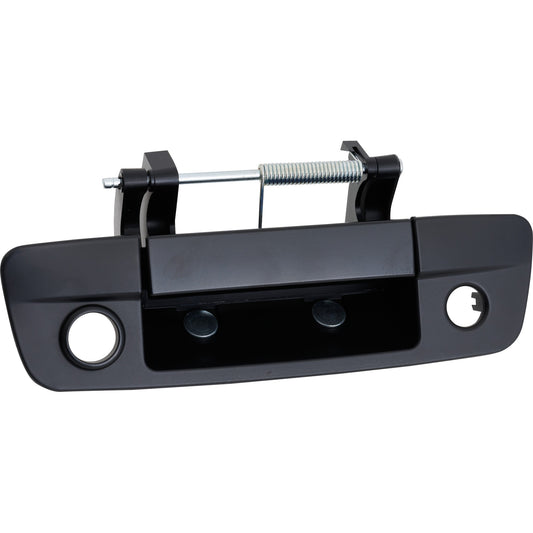 Tailgate Handle, Chrome Plastic With Camera Hole With Key Hole