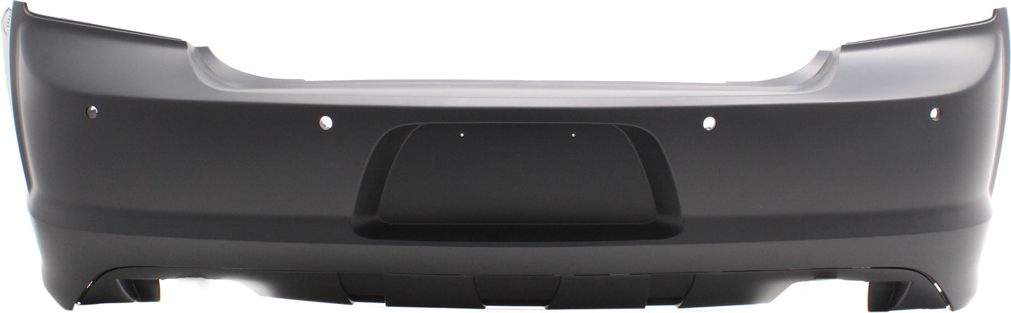 Rear Primed Bumper Cover, With Parking Aid Sensor Holes, SRT8 Model