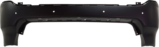 Rear Primed Bumper Cover, For Models with Parking Aid Sensor and Blind Spot Sensor
