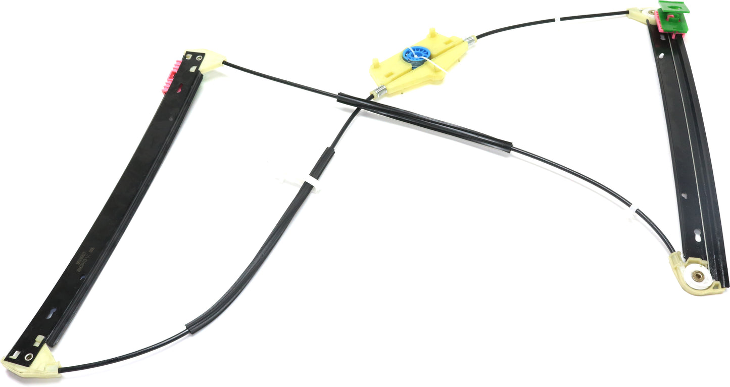 Front, Passenger Side Power Window Regulator, Without Motor