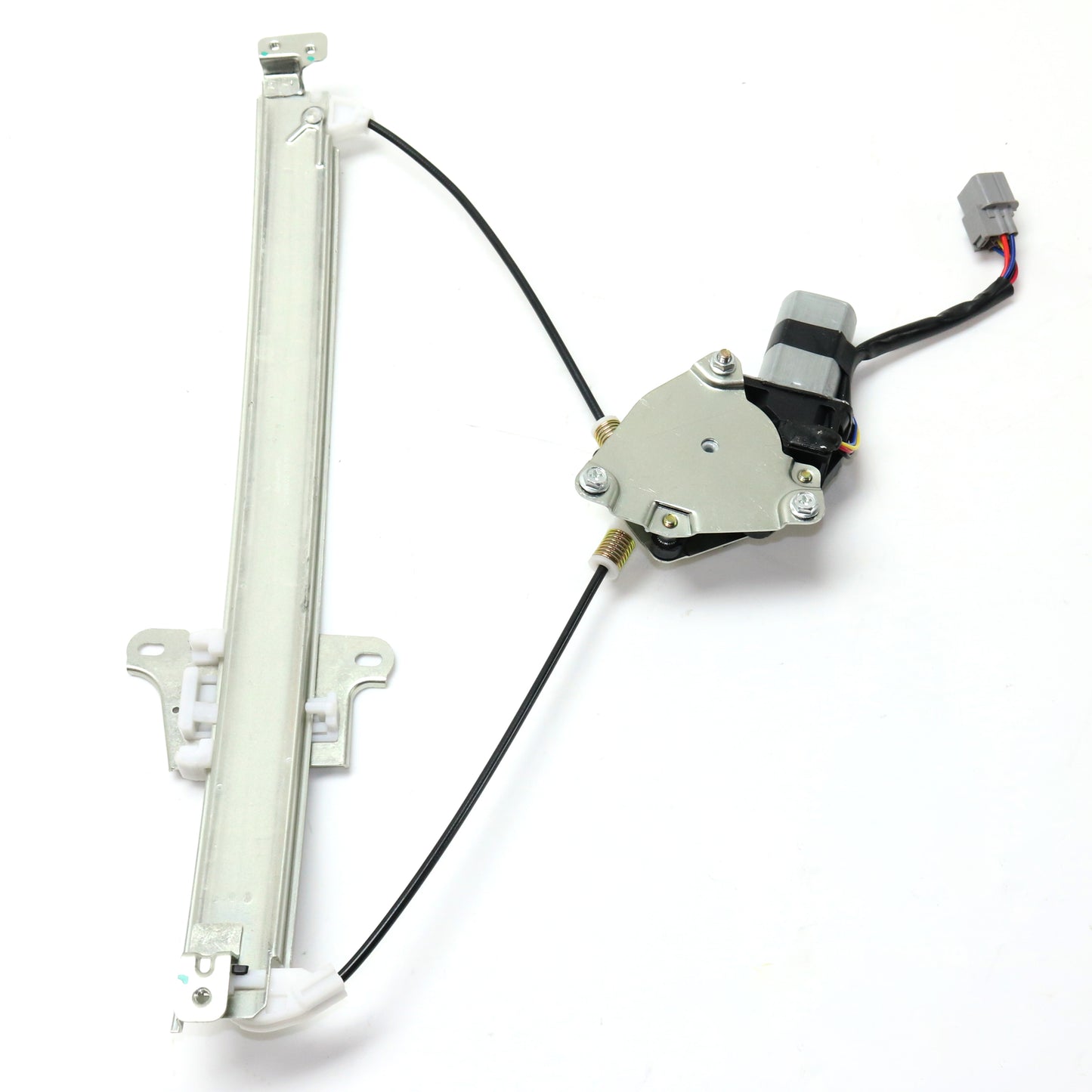 Rear, Passenger Side Window Regulator, Power, With 6-Prong Connector